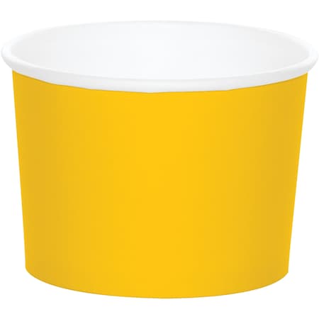 School Bus Yellow Treat Cups, 3.5x2.5, 96PK